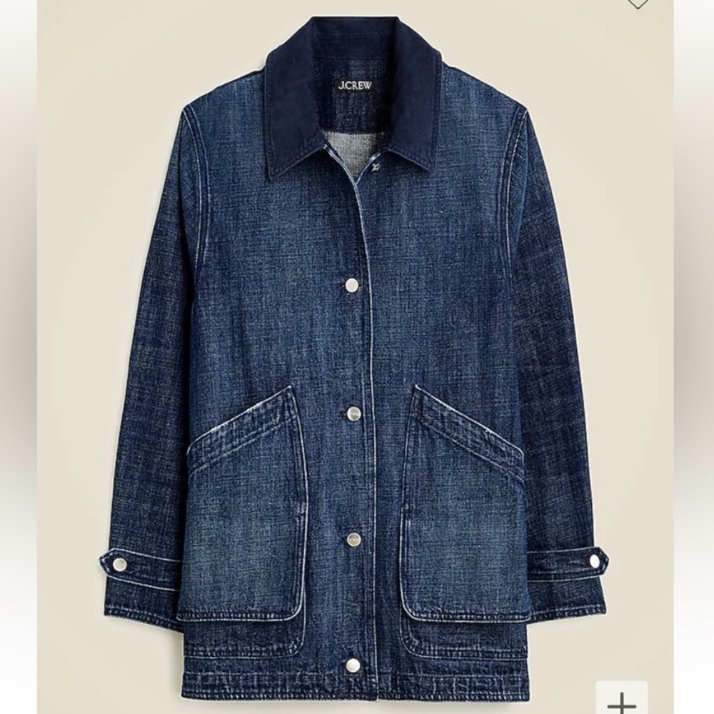 NWT J.Crew Denim Barn Jacket